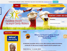 Tablet Screenshot of dandy-walker.org.pl